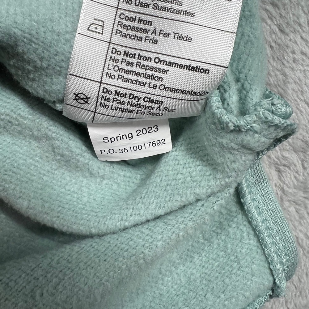 Carhartt Force Relaxed Fit Sweatshirt Mint Green Crewneck Womens Large Bonus Hat - Picture 5 of 16